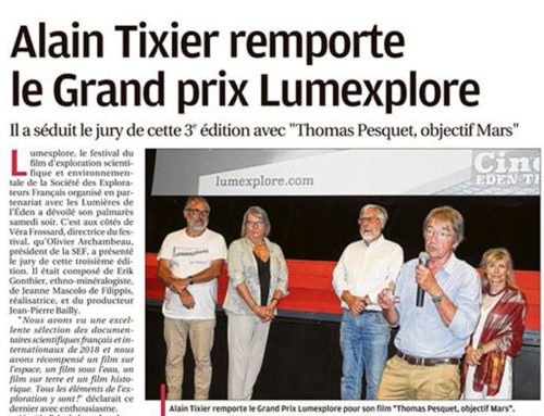 Alain TIXIER remporte le Grand Prix LUMEXPLORE 2018